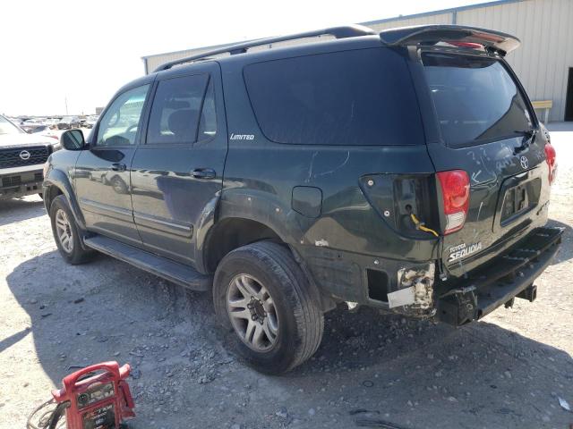 5TDBT48A16S264595 - 2006 TOYOTA SEQUOIA LIMITED GREEN photo 2