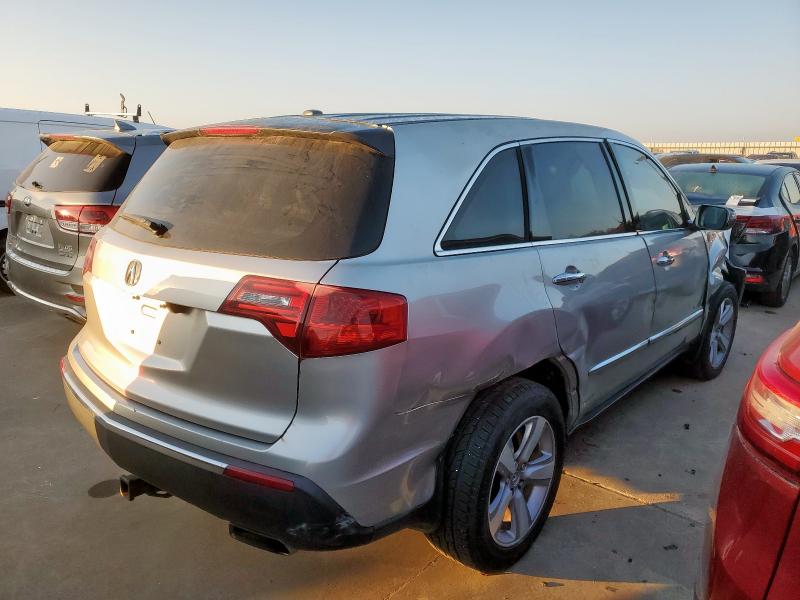 2HNYD2H35CH508962 - 2012 ACURA MDX TECHNOLOGY Srebrny zdjęcie 3
