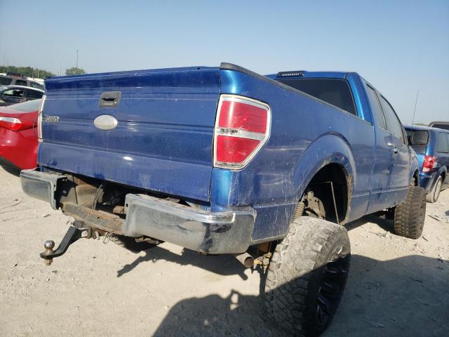 1FTFX1EV1AFB00977 - 2010 FORD F150 SUPER CAB BLUE photo 3