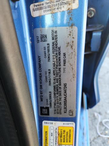 KL8CB6SA4JC447245 - 2018 CHEVROLET SPARK LS Көк фото 13