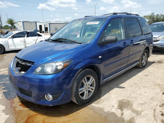 JM3LW28A540528084 - 2004 MAZDA MPV WAGON BLUE photo 1