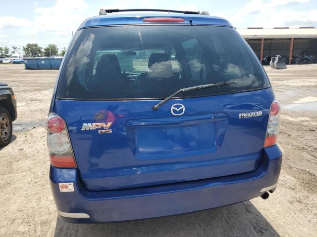 JM3LW28A540528084 - 2004 MAZDA MPV WAGON BLUE photo 6