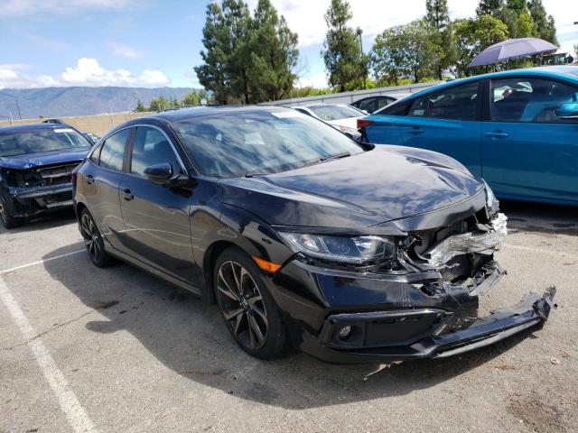 2HGFC2F85KH589587 - 2019 HONDA CIVIC SPORT შავი ფოტო 4