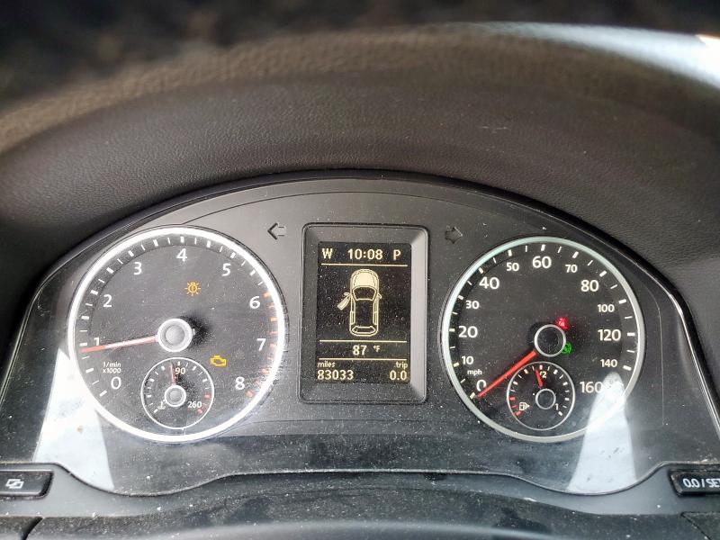 WVGAV7AX8BW538256 - 2011 VOLKSWAGEN TIGUAN S Siyah fotoğraf 9