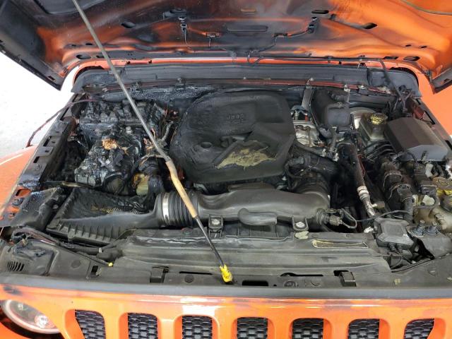 1C4HJXDN5KW691198 - 2019 JEEP WRANGLER UNLIMITED SPORT ORANGE photo 12