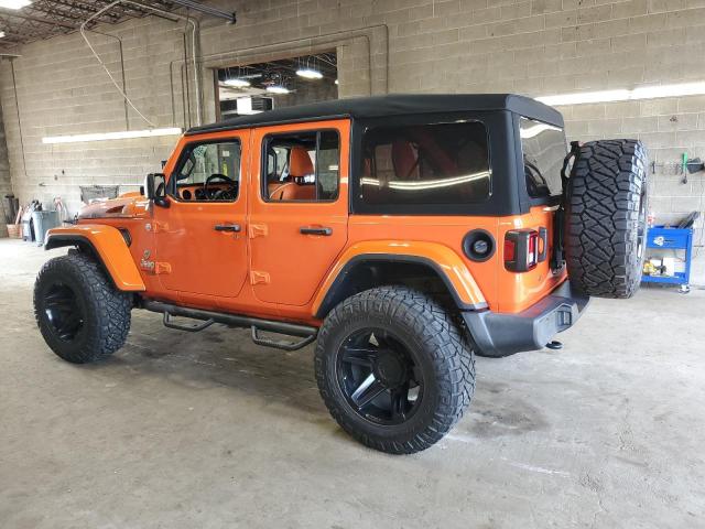 1C4HJXDN5KW691198 - 2019 JEEP WRANGLER UNLIMITED SPORT ORANGE photo 2