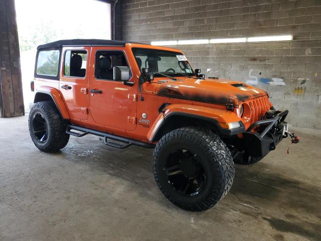1C4HJXDN5KW691198 - 2019 JEEP WRANGLER UNLIMITED SPORT ORANGE photo 4