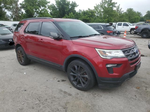 1FM5K8D8XJGB99917 - 2018 FORD EXPLORER XLT 红色 照片 4