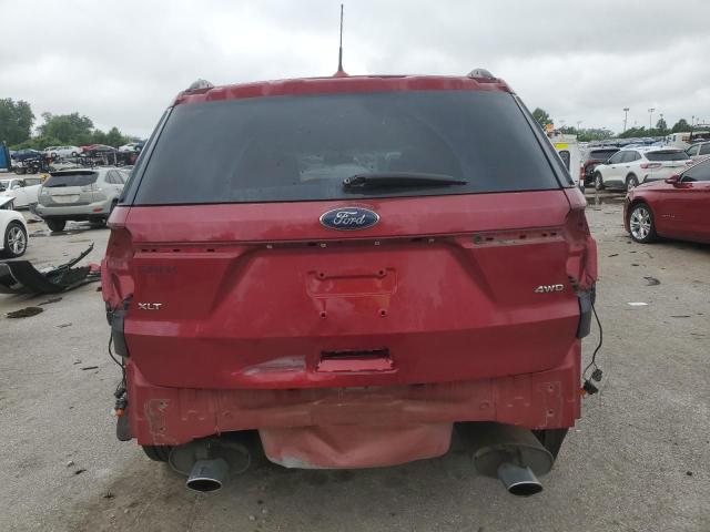 1FM5K8D8XJGB99917 - 2018 FORD EXPLORER XLT 红色 照片 6