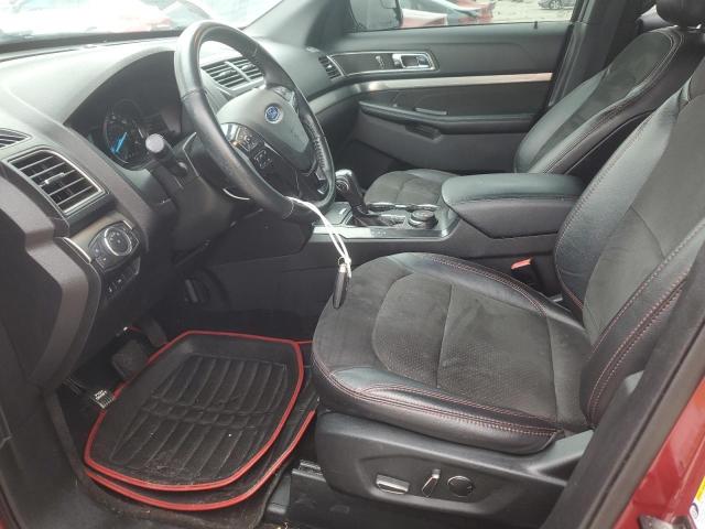 1FM5K8D8XJGB99917 - 2018 FORD EXPLORER XLT 红色 照片 7