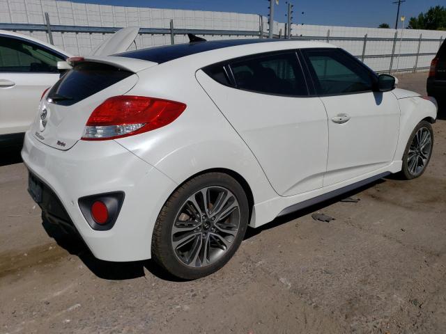 KMHTC6AE9GU268366 - 2016 HYUNDAI VELOSTER TURBO WHITE photo 3