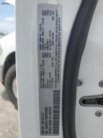 3C6RR7LT0MG644652 - 2021 RAM 1500 CLASS SLT თეთრი ფოტო 12