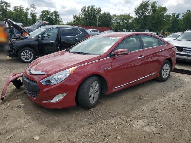 KMHEC4A44CA037164 - 2012 HYUNDAI SONATA HYBRID RED photo 1