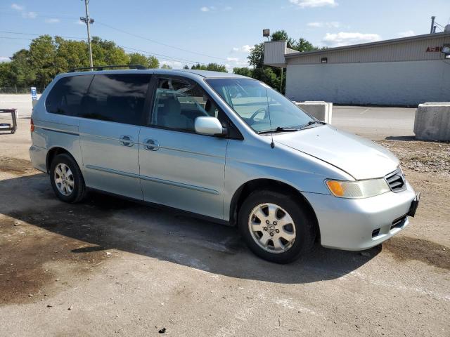 2HKRL18642H587189 - 2002 HONDA ODYSSEY EX BLUE photo 4