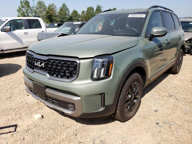 5XYP5DGC8PG376585 - 2023 KIA TELLURIDE SX GREEN photo 1