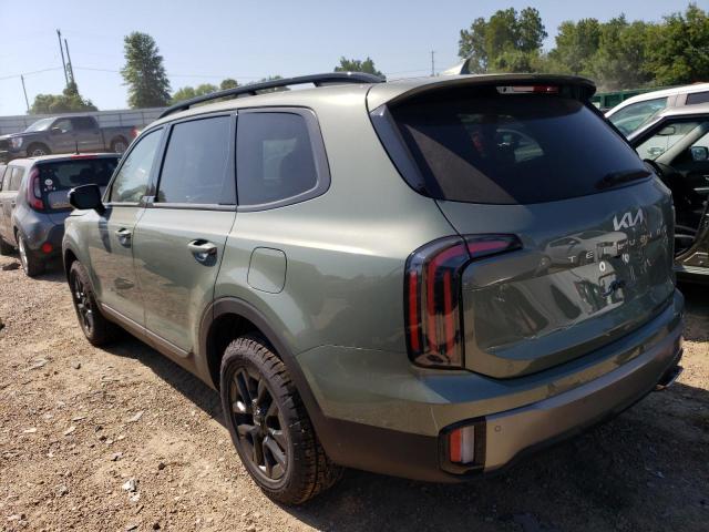 5XYP5DGC8PG376585 - 2023 KIA TELLURIDE SX GREEN photo 2