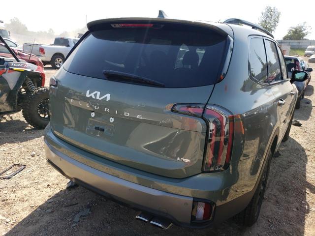 5XYP5DGC8PG376585 - 2023 KIA TELLURIDE SX GREEN photo 3