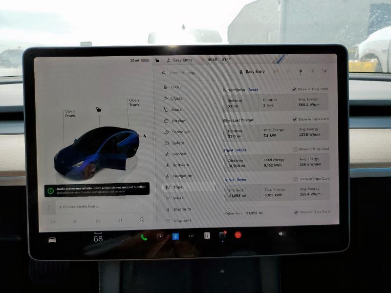 5YJ3E1EA5PF557181 - 2023 TESLA MODEL 3 Mavi foto 9