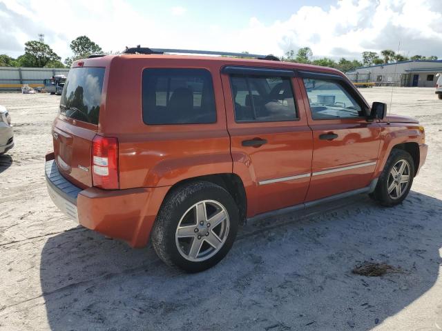 1J8FT48W48D551644 - 2008 JEEP PATRIOT LIMITED ORANGE photo 3