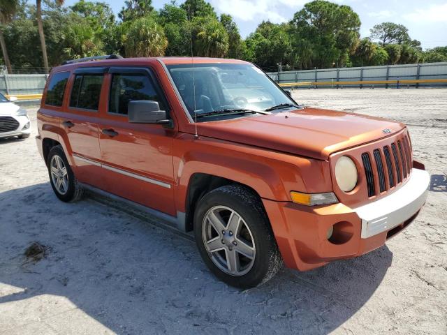 1J8FT48W48D551644 - 2008 JEEP PATRIOT LIMITED ORANGE photo 4