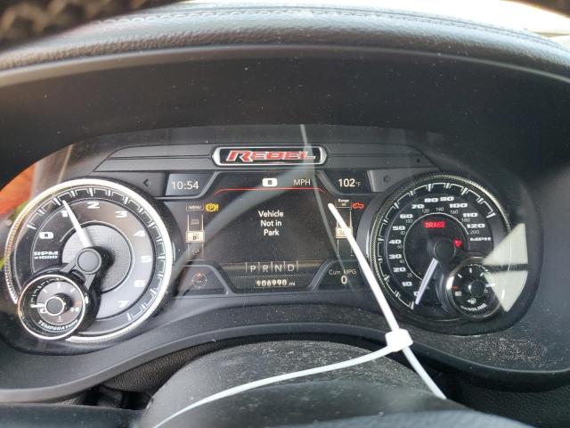 1C6SRFLT3LN409664 - 2020 RAM 1500 REBEL BLACK photo 9