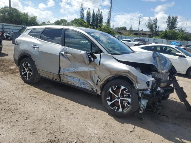 KNDPV3DF4R7271552 - 2024 KIA SPORTAGE EX SILVER photo 4