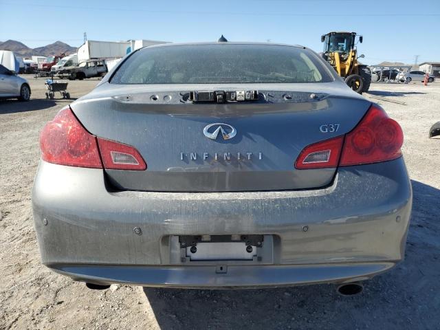 JN1CV6AP2BM504450 - 2011 INFINITI G37 BASE GRAY photo 6