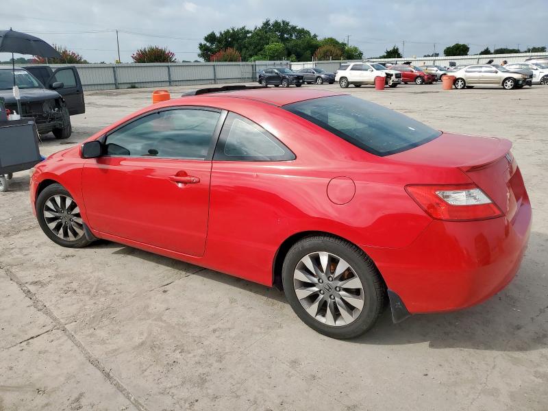 2HGFG12939H531520 - 2009 HONDA CIVIC EXL წითელი ფოტო 2