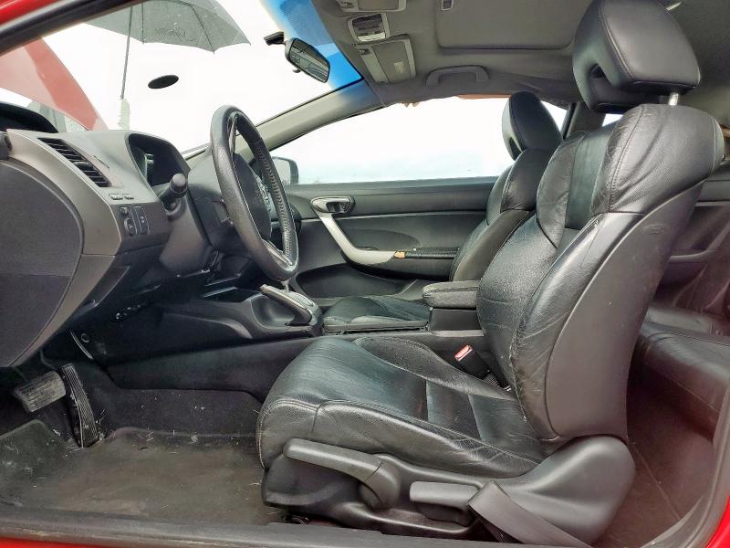 2HGFG12939H531520 - 2009 HONDA CIVIC EXL წითელი ფოტო 7