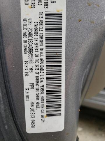 2C4RC1BG4DR605908 - 2013 CHRYSLER TOWN & COU TOURING SILVER photo 14