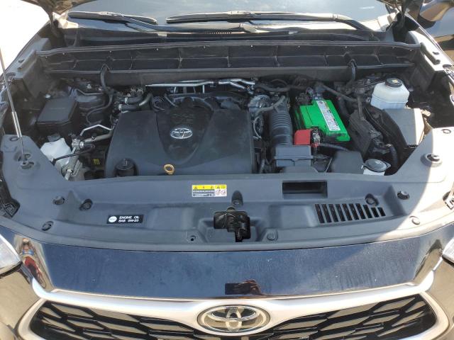 5TDGZRBH7NS175278 - 2022 TOYOTA HIGHLANDER XLE შავი ფოტო 12