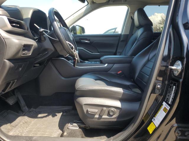 5TDGZRBH7NS175278 - 2022 TOYOTA HIGHLANDER XLE შავი ფოტო 7