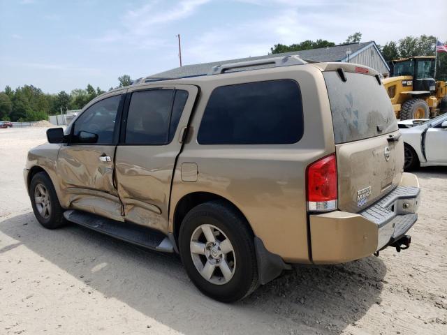 5N1AA08A04N740618 - 2004 NISSAN ARMADA SE TAN photo 2