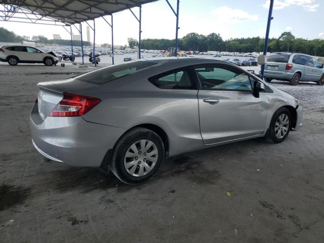 2HGFG3B55CH547783 - 2012 HONDA CIVIC LX ვერცხლისფერი ფოტო 3