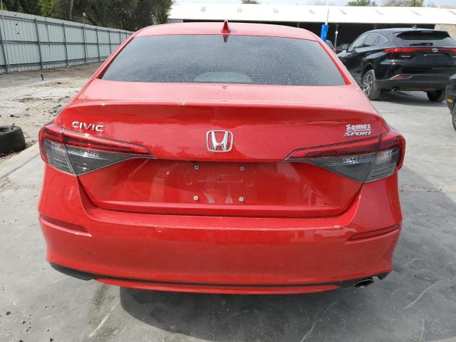 2HGFE2F59NH586051 - 2022 HONDA CIVIC SPORT 红色 照片 6