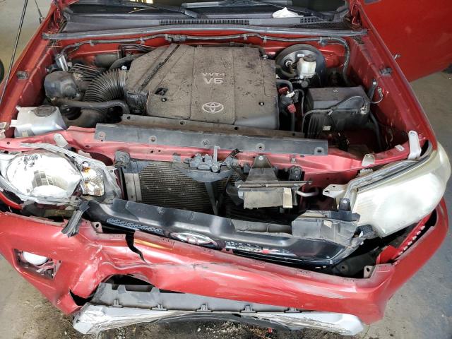 5TFJU4GNXDX047812 - 2013 TOYOTA TACOMA DOUBLE CAB PRERUNNER BURGUNDY photo 11