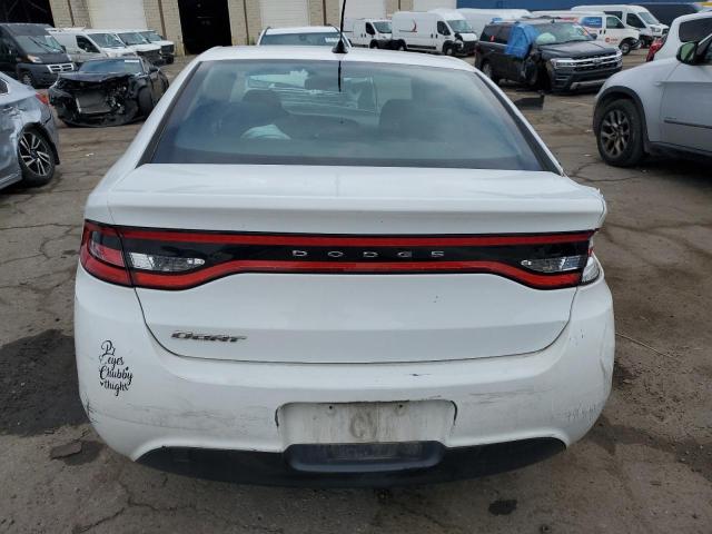 1C3CDFAA8GD565504 - 2016 DODGE DART SE WHITE photo 6