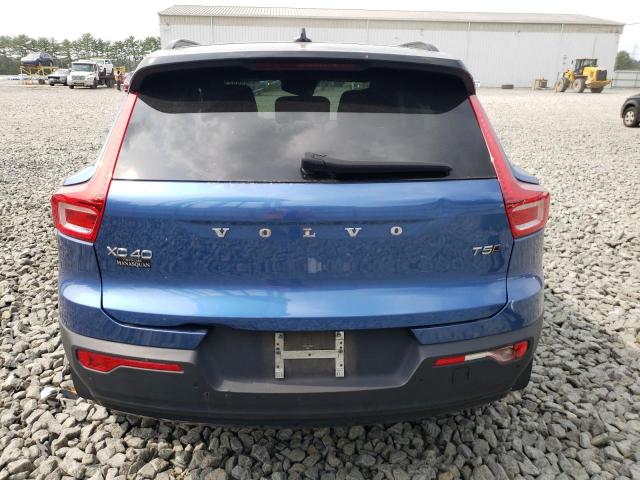 YV4162UM7M2569690 - 2021 VOLVO XC40 T5 R-DESIGN BLUE photo 6