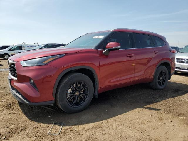 5TDGZRBH1NS582948 - 2022 TOYOTA HIGHLANDER XLE Bordo foto 1