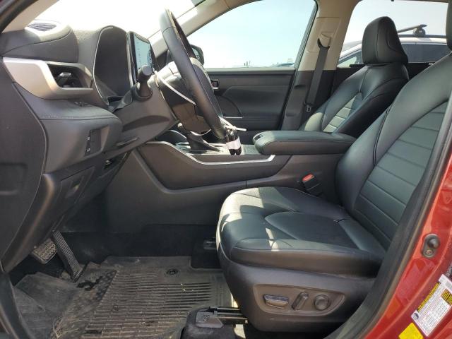 5TDGZRBH1NS582948 - 2022 TOYOTA HIGHLANDER XLE Bordo foto 7