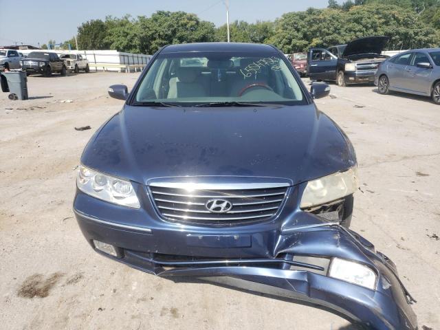 KMHFC46F18A272790 - 2008 HYUNDAI AZERA SE BLUE photo 5