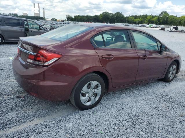 2HGFB2F57DH556943 - 2013 HONDA CIVIC LX BURGUNDY photo 3