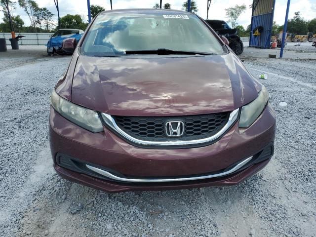 2HGFB2F57DH556943 - 2013 HONDA CIVIC LX BURGUNDY photo 5