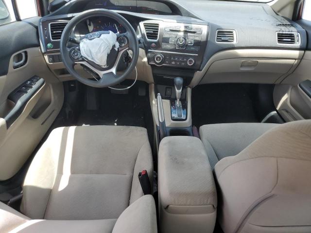 2HGFB2F57DH556943 - 2013 HONDA CIVIC LX BURGUNDY photo 8