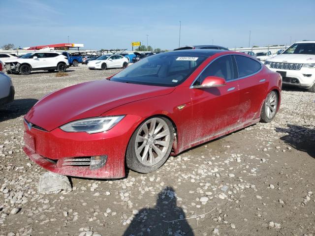 5YJSA1E1XGF153509 - 2016 TESLA MODEL S RED photo 1