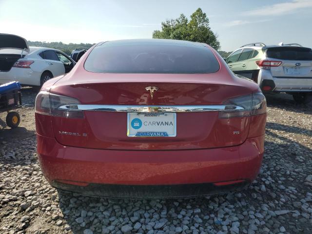 5YJSA1E1XGF153509 - 2016 TESLA MODEL S RED photo 6