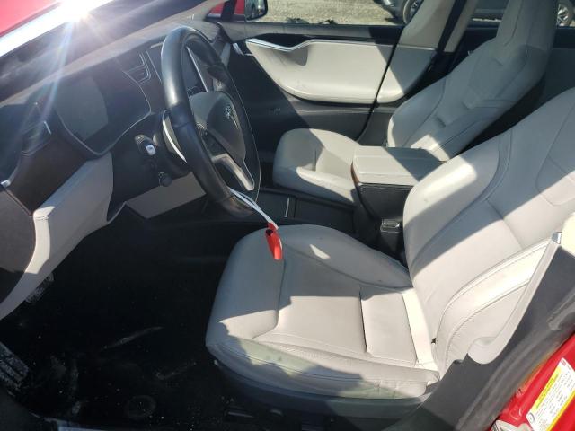 5YJSA1E1XGF153509 - 2016 TESLA MODEL S RED photo 7