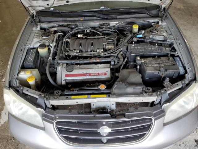 JN1CA31D41T811414 - 2001 NISSAN MAXIMA GXE SILVER photo 11