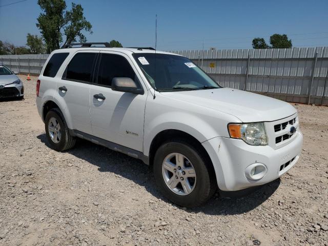 1FMCU49309KC39101 - 2009 FORD ESCAPE HYBRID WHITE photo 4