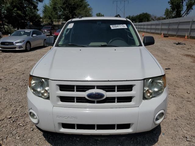 1FMCU49309KC39101 - 2009 FORD ESCAPE HYBRID WHITE photo 5